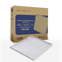 Панель светодиодная универсальная ДВО ULPS-101-ПРИЗМА 36Вт 4000К 3420Лм 595х595х19мм ИНТЕГРА (EMS драйвер) 41450