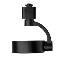 Светильник светодиодный трековый на шинопровод ДПО GX53 PTR 32 GX53 BL 230V IP20 без лампы черный корпус JazzWay 5052192