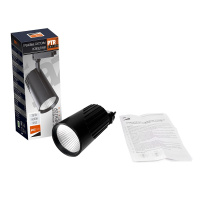 Светильник светодиодный трековый на шинопровод ДПО-25w 4000K 24 град. BL (чёрный) IP40 PTR 1725 JazzWay 5026124