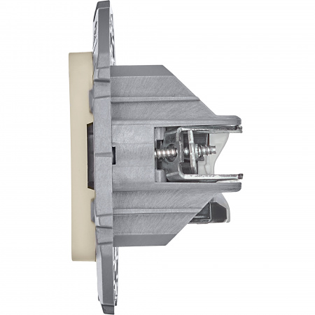 Розетка компьютерная двойная RJ45 категория 5Е UTP слоновая кость INSPIRIA IEK 673836