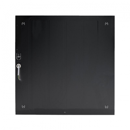 5062047 Светильник светодиодный ДВО-40w 588*588*25 6500K опаловый Грильято IP40 3800Лм черный JazzWay 