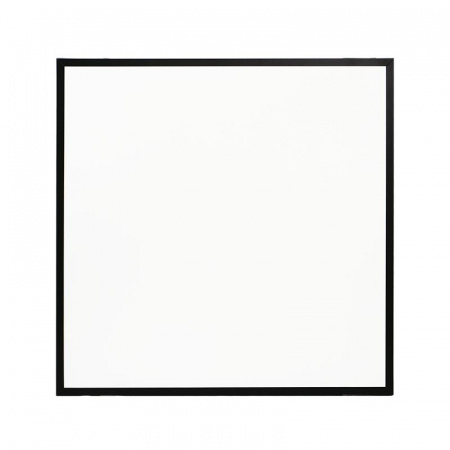 5062023 Светильник светодиодный ДВО-40w 588*588*25 4000K опаловый Грильято IP40 3800Лм черный JazzWay 