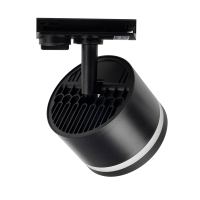 Светильник светодиодный трековый на шинопровод ДПО GX53 PTR 31 GX53 BL 230V IP2 без лампы черный корпус JazzWay 5052239
