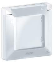 Valena LIFE IP Рамка 1 пост влагозащитная с крышкой белая Legrand/Daccord 754021