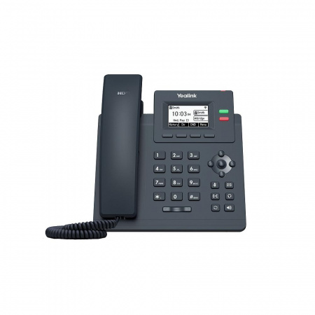 Телефон IP начального уровня  с 2-мя линиями, поддержка PoE Yealink SIP-T31W