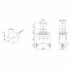 36-4110 Тумблер 250V 15А (2c) ON-OFF однополюсный REXANT 
