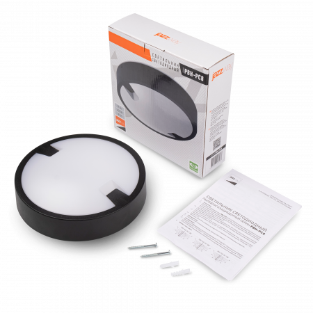 5048478 Светильник пылевлагозащищенный ДБП-18W 4000K черный IP65 для ЖКХ AC 230V/50Hz Jazzway JazzWay 