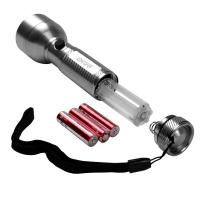 5044746 Фонарь светодиодный AF6-L3W/L2W-ti (титан) ручной JazzWay 