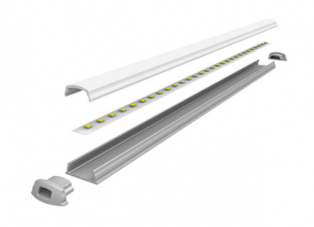 Профиль PAL 1105 гибкий (2м) анодированный JazzWay 5009523