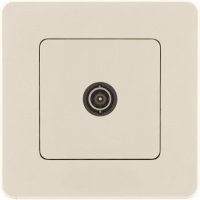 Розетка TV проходная слоновая кость INSPIRIA IEK 673861