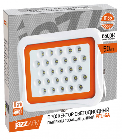 5007970 Прожектор светодиодный ДО-50w 6500K 4500Лм 60° IP65 JazzWay 