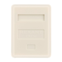 Розетка компьютерная 1 порт RJ-45 (8P8C) cat 5e внешняя, REXANT 03-0121