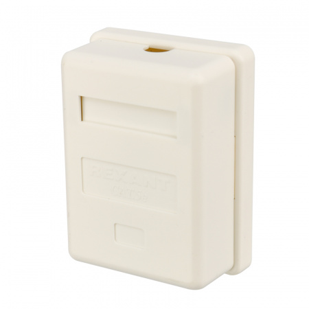 03-0121 Розетка компьютерная 1 порт RJ-45 (8P8C) cat 5e внешняя, REXANT 