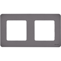 Рамка 2-местная дымчатый INSPIRIA IEK 673947