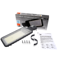 Светильник светодиодный консольный ДКУ-150Вт 5000К 16500 Лм IP65 серый 3 года гарантии JazzWay 5045842