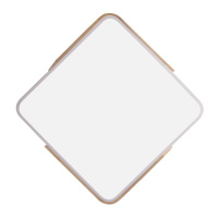 Светильник светодиодный потолочный SCANDIC ДБО-24W 4000К 2000Лм белый обрамление из натурального дерева IP20 Jazzway JazzWay 5037298