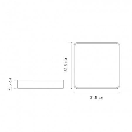 5037298 Светильник светодиодный потолочный SCANDIC ДБО-24W 4000К 2000Лм белый обрамление из натурального дерева IP20 Jazzway JazzWay 