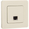Розетка компьютерная RJ45 категория 6 UTP слоновая кость INSPIRIA IEK 673831