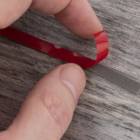 Двухсторонний скотч, серый, на HBA акриловой основе, 6 мм, ролик 5 м REXANT 09-6006