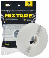 MIXTAPE PRO Лента монтажная сверхпрочная двусторонняя 2х25мм 5м IEK MT7-LM30-02-25-05