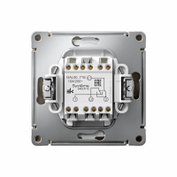 ARTGALLERY Перекрестный ПЕРЕКЛЮЧАТЕЛЬ, 10АХ, механизм, быстрозажимные клеммы, ШАМПАНЬ Systeme Electric GAL000571S