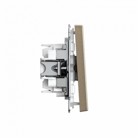 ARTGALLERY Перекрестный ПЕРЕКЛЮЧАТЕЛЬ, 10АХ, механизм, быстрозажимные клеммы, ШАМПАНЬ Systeme Electric GAL000571S