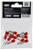 Наконечник НШВИ 10-14 темно-красный (20шт/упак) IEK UGN11-010-014-020