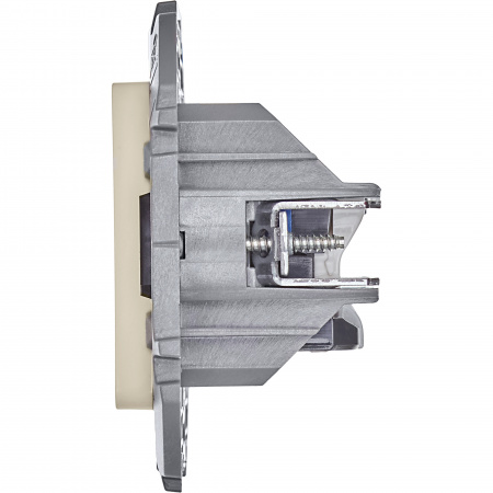 Розетка компьютерная двойная RJ45 категория 6 UTP слоновая кость INSPIRIA IEK 673841