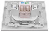 Розетка Минск RJ-45 1-местная СП белая EKF ERK01-035-10