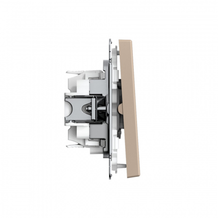 ARTGALLERY 2-клавишный ПЕРЕКЛЮЧАТЕЛЬ, 10АХ, механизм, быстрозажимные клеммы, ПЕСОЧНЫЙ Systeme Electric GAL001265S