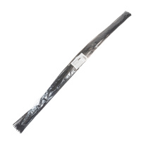 Термоусаживаемая трубка 1.5 0.75 мм, черная, упаковка 50 шт. по 1 м, REXANT 20-1506