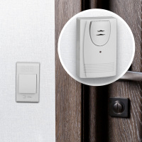 Звонок дверной беспроводной на батарейках 32 мелодии 100м IP20 со световой индикацией белый 2АА/А23 C61 ЭРА Б0018093