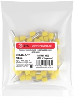 Наконечник-гильза с изолированным фланцем (упаковка 50 шт.) NO-225-92 НШвИ 6.0-12 ЭРА Б0063412