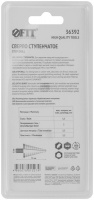 36392 Сверло ступенчатое HSS Co5% (Р6М5К5) по металлу, 9 ступеней, 4-20 мм FIT 