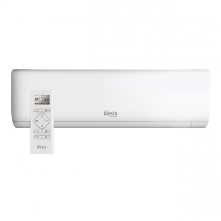 Кондиционер (Сплит-система инверторная) настенного типа H-7I, в комплекте наружный и внутренний блоки Oasis Klima Р0000159851