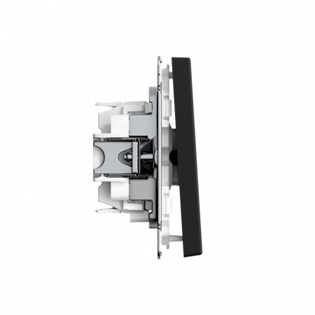 ARTGALLERY 1-клавишный ПЕРЕКЛЮЧАТЕЛЬ, 10АХ, механизм, быстрозажимные клеммы, КАРБОН Systeme Electric GAL001061S