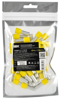 Наконечник НШВИ 25-18 желтый (50шт/упак) IEK UGN11-025-018-050