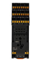 Розетка с push in клеммами для реле RP4.34 и модуля PM8, 10А Релеон S4P4