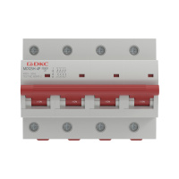 MD125H-4PC100 Выключатель автоматический модульный YON max типа MD125H, 10кА, 4 полюса, хар-ка C, 100А DKC 