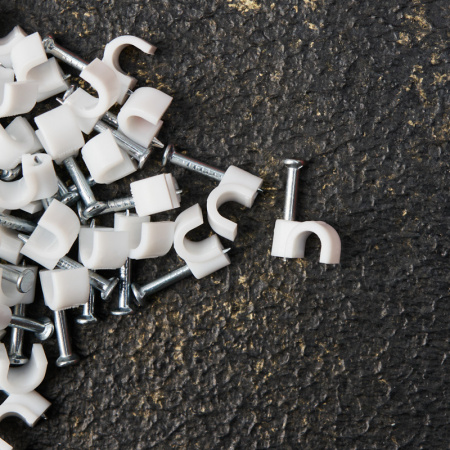 Крепеж кабеля круглый 4 мм Rexant, 50 шт REXANT 07-4004