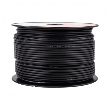 Провод ПГВА 1х2.50 мм2, черный, бухта 100 м, REXANT 01-6546