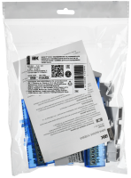 TEKFOR Шина N ноль изолированная на универсальном держателе 8х12-12-С IEK TF-NN20-12-KL-K07