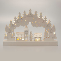 Светильник декоративный новогодний Зима, с подсветкой, 32х20 см, 2АА, IP20 ЭРА Б0051929