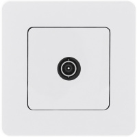 Розетка TV проходная белый INSPIRIA IEK 673860