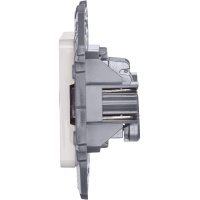 Розетка TV проходная белый INSPIRIA IEK 673860