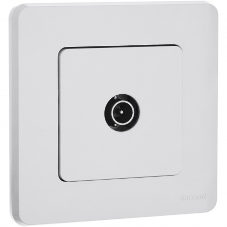 673860 Розетка TV проходная белый INSPIRIA IEK 