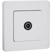 Розетка TV проходная белый INSPIRIA IEK 673860