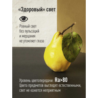 Светодиодная лампа LED 8.5Вт 220В Е14 D37х125 4500К холодный 720 лм Космос LkecLED8.5wCWE1445