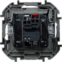 Выключатель карточный 6А без задержки выключения безвинтовое крепление антрацит INSPIRIA IEK 673803