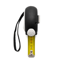 Рулетка с прорезиненным покрытием Soft-Touch автостопом 5 м х 25 мм Rage 100044